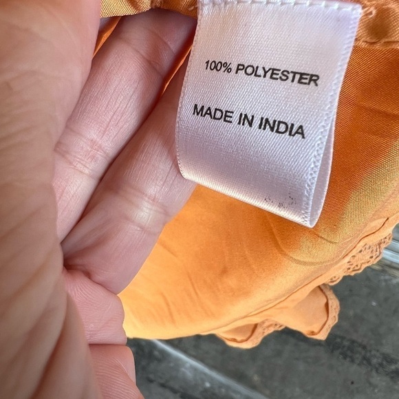 NWT  JessaKae Orange Free Spirit Ruffle Dress - Picture 6 of 9